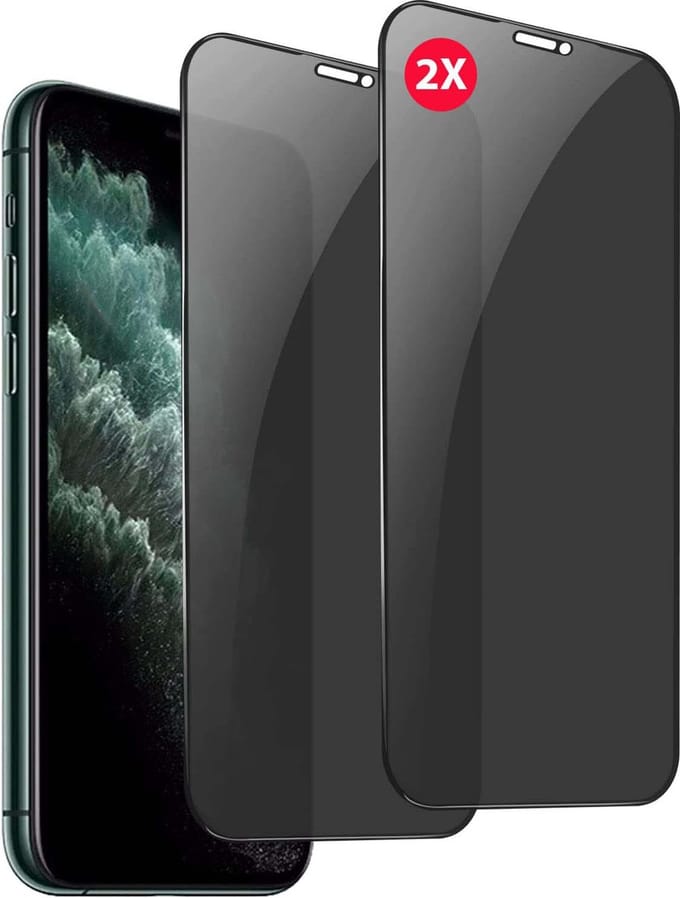 Arara iPhone XS max Privacy Screenprotector 2Pack - iPhone xs max Privacy Screenprotector - Privacy Screenprotector iPhone xs max - Privacy Glass iPhone xs max - Privacy Screenprotector iPhone xs max - Privacy Screenprotector Arara