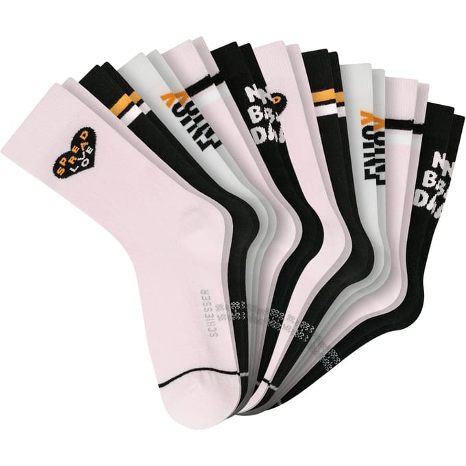 SCHIESSER Sokken Legwear Teens Set van 10