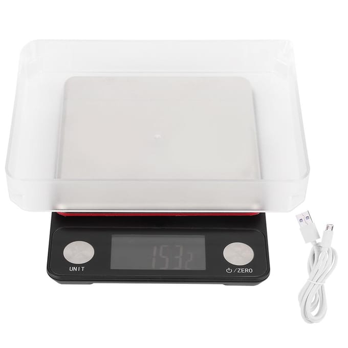 Hoge Precisie USB Oplaadbare Keukenweegschaal Multifunctionele Elektronische Weegschaal Balans 5kg 0.1g