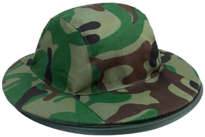 Bijenhouderijuitrusting - Beschermende kleding - Bescherming bijen - Universele pasvorm - 5-pack - Camouflage