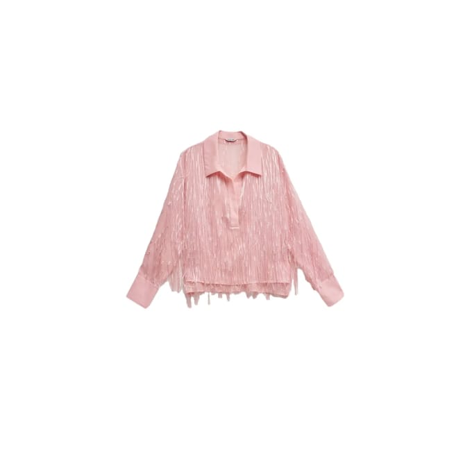 Blouse met franjes dames Salsa Jeans
