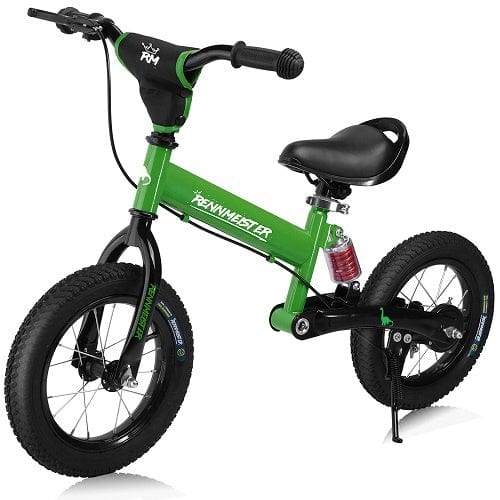 Rennmeister Loopfiets – in Hoogte Verstelbaar – 3-5 Jaar Groen