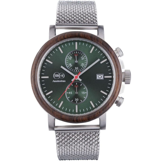 TWO-O Watches Model Rijks Heren Horloge 44mm 5 ATM