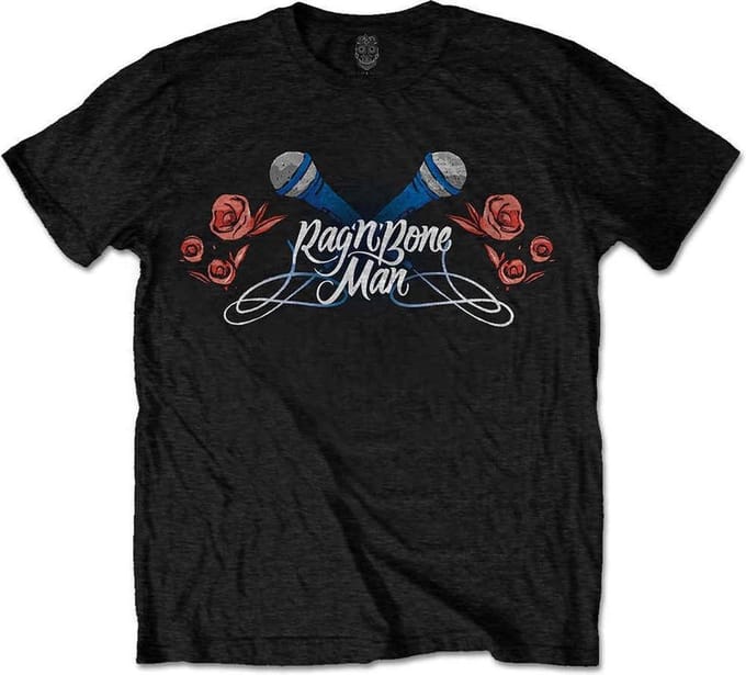 Rag'N'Bone Man - Mics & Roses Heren T-shirt - XL - Zwart