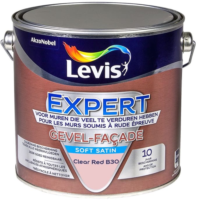 Levis - Expert Gevel Mix - Clear Red B30 - Mengverf - 2,5 L