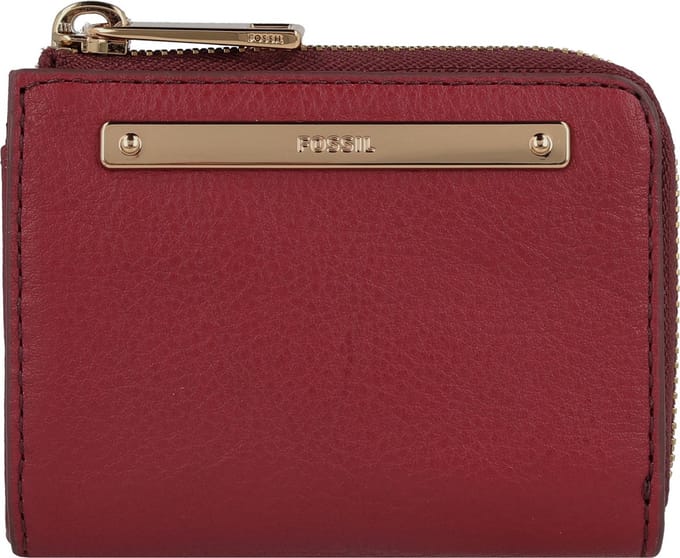 FOSSIL Sleutelgeval Liza Zip Key Wallet Scarlet Wijnrood
