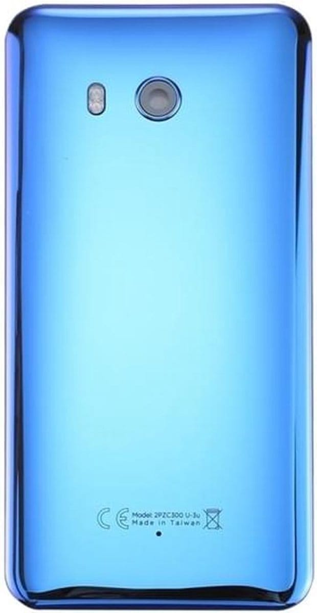 Achterkant Cover Geschikt voor HTC U11 – Premium – Blauw
