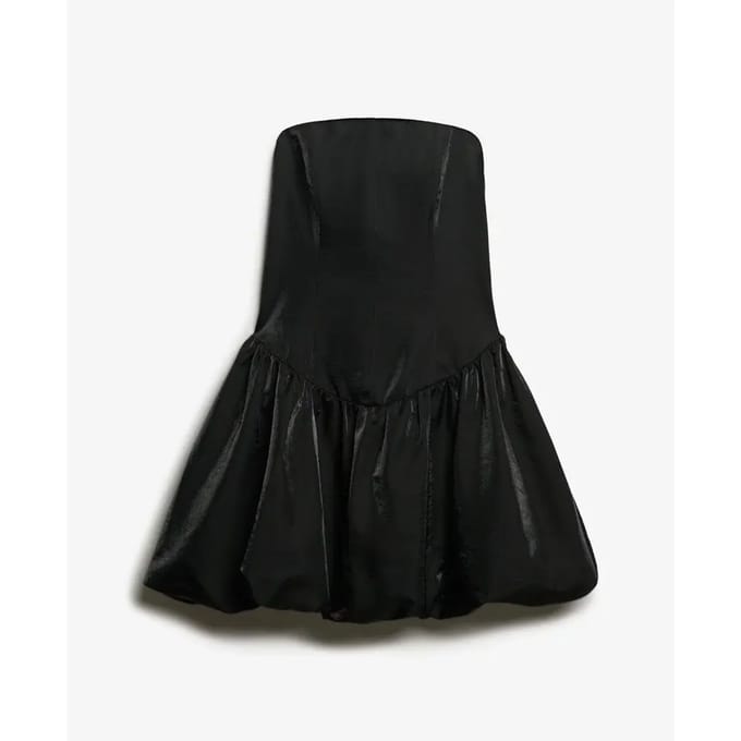 Mini bandeau jurk met pofrok voor dames Superdry