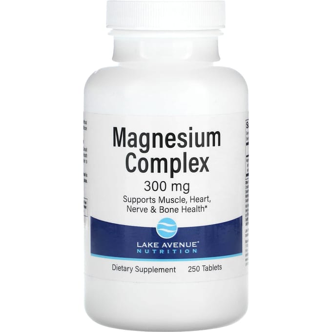 Lake Avenue Nutrition, Magnesiumcomplex, 300 mg, 250 tabletten