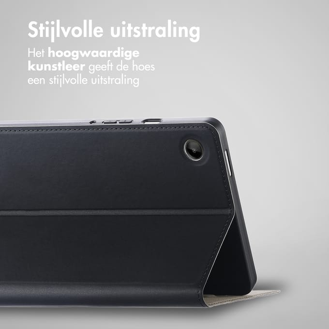 Accezz Tablet Hoes - Geschikt voor Samsung Galaxy Tab A11 - Classic Tablet Case - Zwart