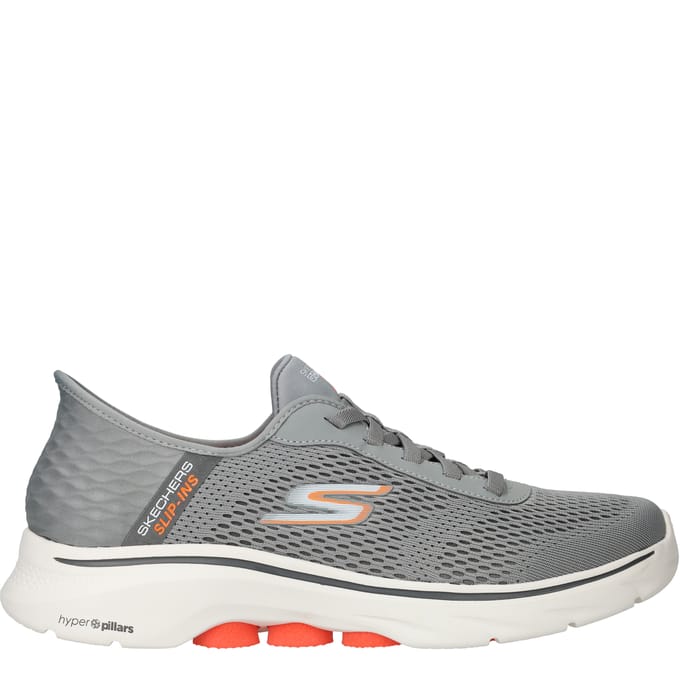 Skechers Slip-ins Go Walk 7 - Free Hand 2 - Heren Instappers - Grijs