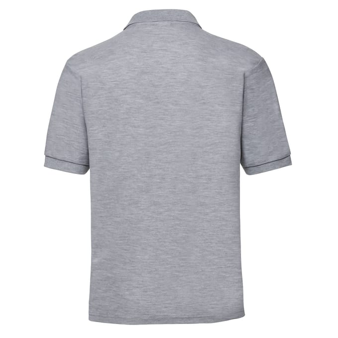 Russell Heren Polycotton Pique Poloshirt (Licht Oxford)