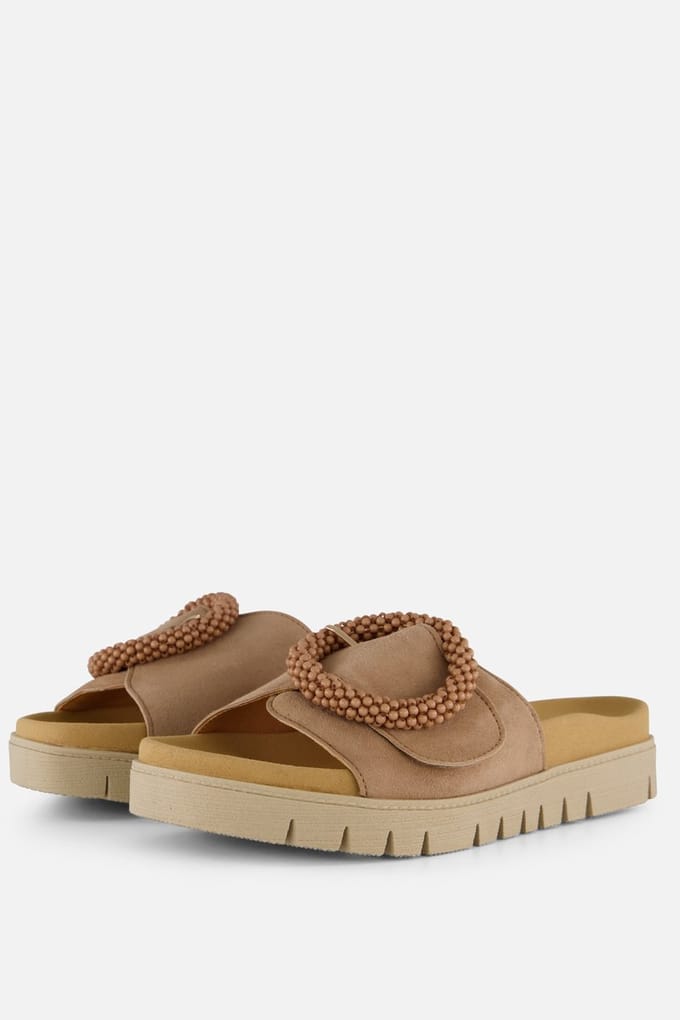 Gabor Sandalen beige Suede - Dames - Maat 43