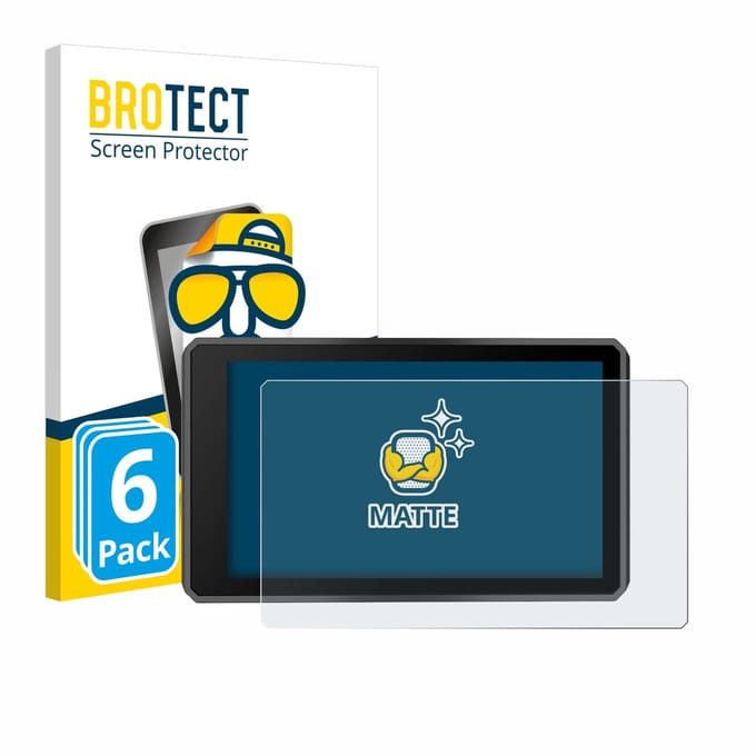 BROTECT - Screenprotector voor Garmin zumo XT3 4.7" - Folie Beschermfolie matte 6 Stuks