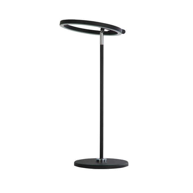 Searchlight Space LED tafellamp, zwart, metaal