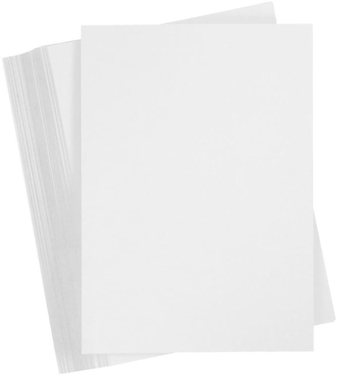 Karton - Hobbykarton - Wit - DIY - Kaarten Maken - A6 - 10,5x14,8cm - 250 grams - Creotime - 100 vellen