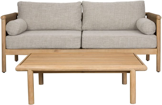 Dutchbone Oasis Tuin Bank En Salontafel Set - Beige