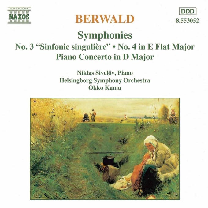 Helsingborg Symphony Orchestra, Okko Kamu - Berwald: Symphonies 3 & 4 | Piano Concerto (CD)
