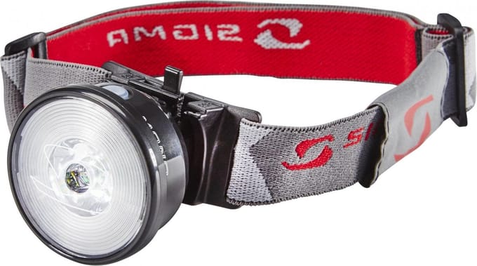 Sigma Mono HL - Hoofdbandlamp - LED - USB - Geint. Accu - Zwart