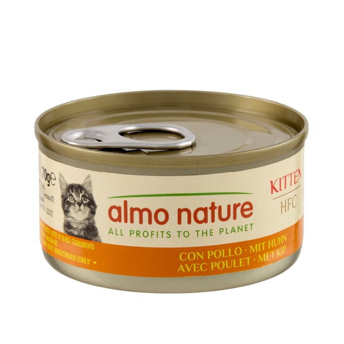 Almo Nature HFC Natural 6 x 70 g - Kitten met Kip