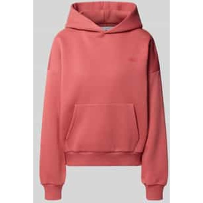 hoodie met logo en kangoeroezak