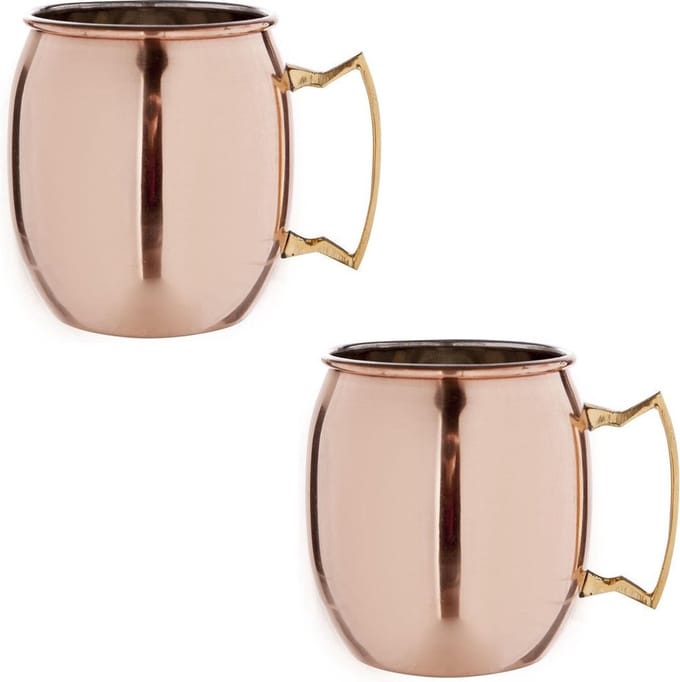 Ernesto Mosco mule Koperen beker 2 stuks 510ml