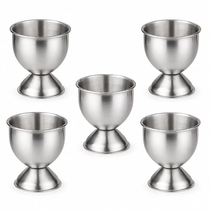 My Green Deal - RVS Eierdopjes Set – 5 stuks