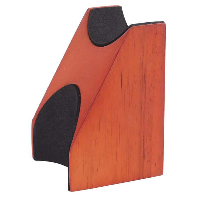 Gitaarhalssteun Massief Hout Stabiele Ondersteuning Draagbare Gitaar Ukulele Halssteun Kussen black