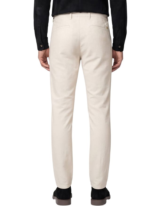 Alberto katoenen broek beige