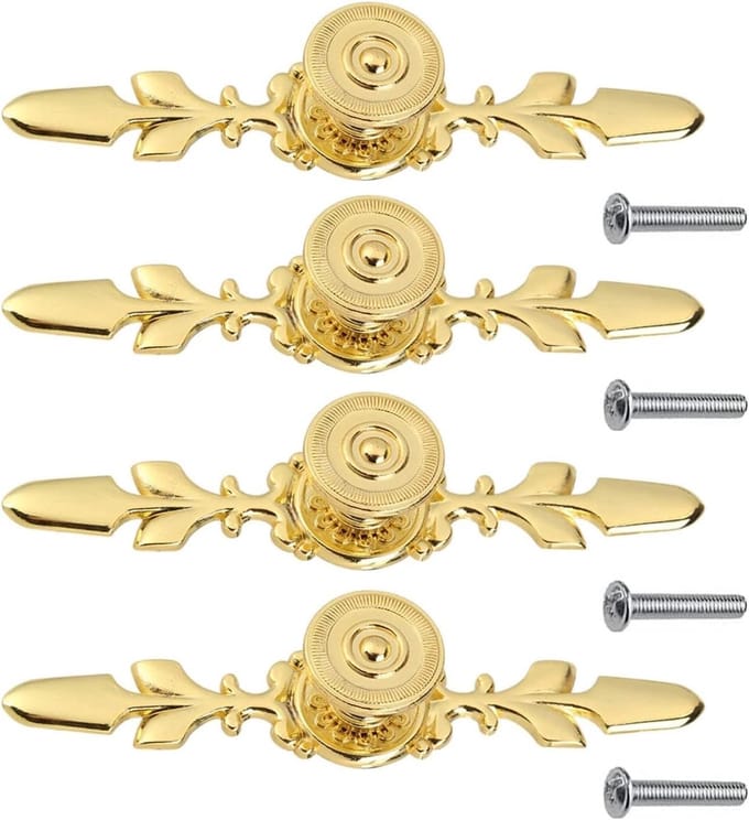 Dailygoods- Meubelhandgrepen Goud - Kastknoppen Vintage - Handgreep