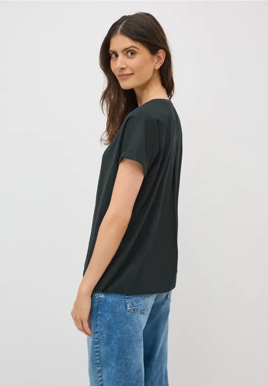 Blouse in effen kleur