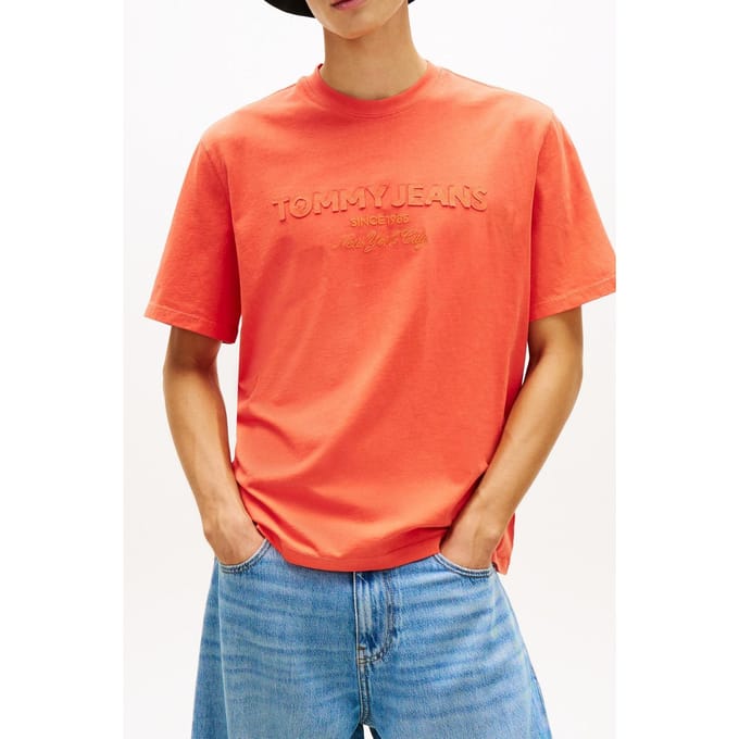 Tommy Hilfiger Tjm 90s New Classics Horizon Größe: S | Basic T-Shirts Outlet | Herren