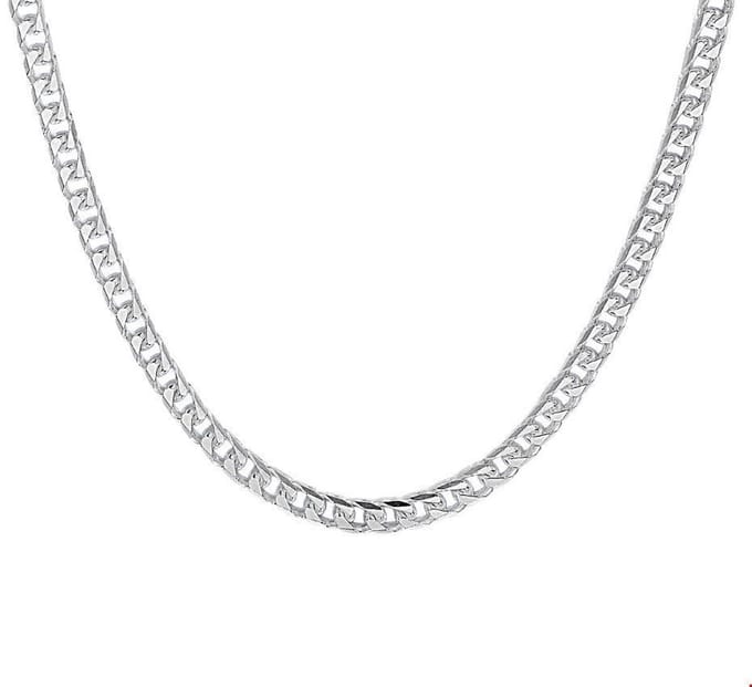 Zilveren Collier gourmet 4 1021145 50 cm