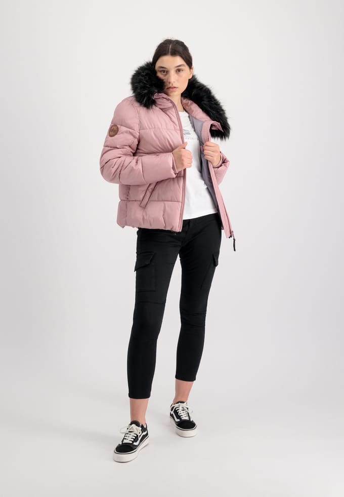 Hooded Puffer Alpha Winter Jacket Women