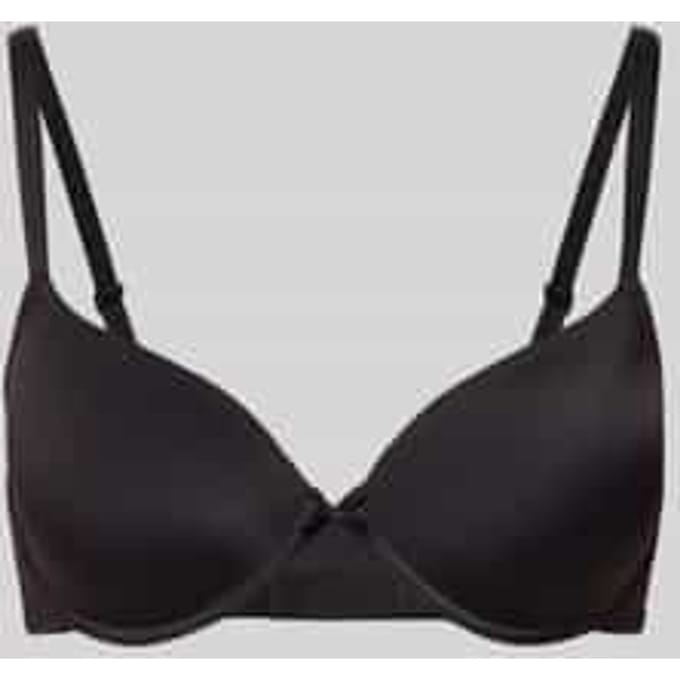 Grote maten beugelbeha met spaghettibandjes model 'PERFECT BASICS'