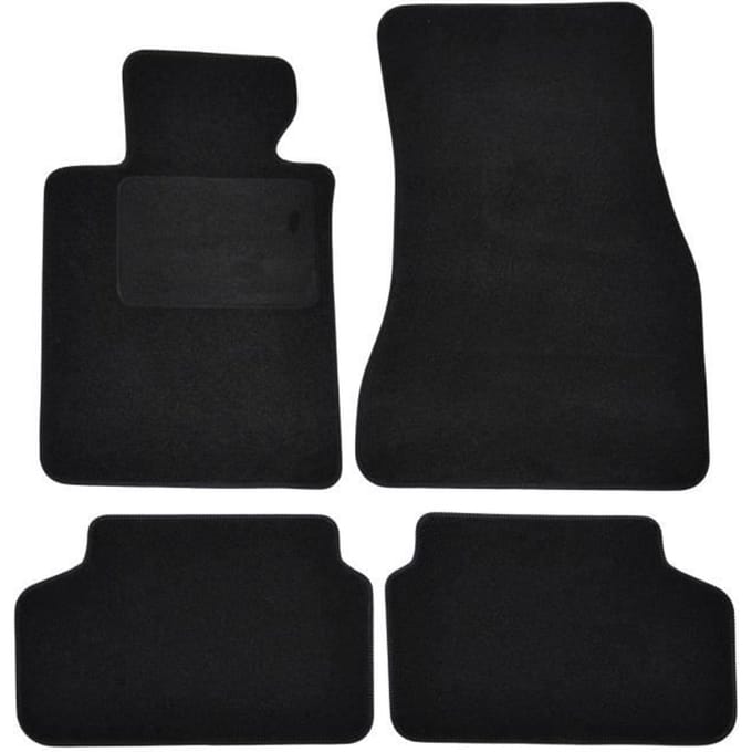 Vloermatten - BMW - 5 G30 G31 - Zwart velours - 4 stuks - Nauwkeurige pasvorm
