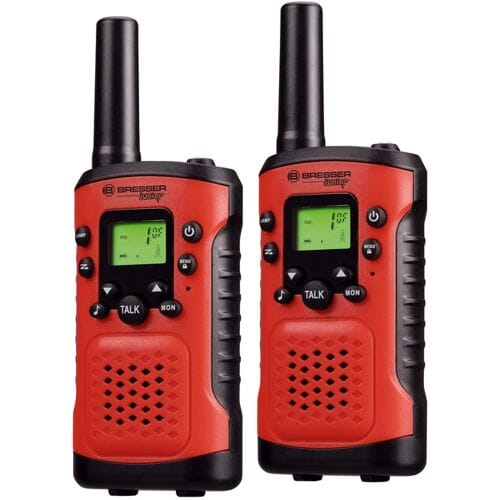 BRESSER Junior Kinder Walkie Talkies (Rood)