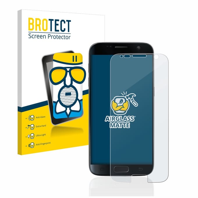 BROTECT - Screenprotector voor Samsung Galaxy S7 - Folie Beschermfolie Beschermglas matte