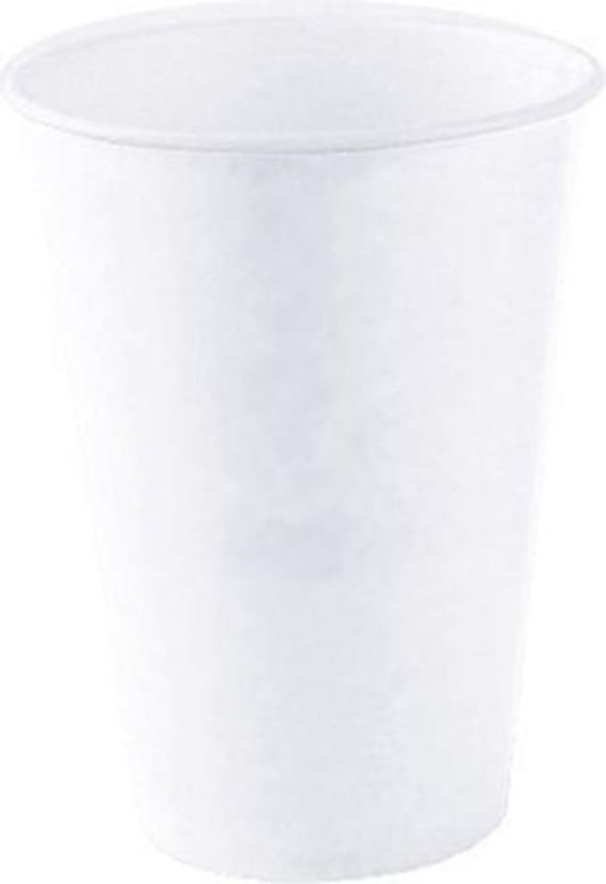 Drinkbeker, Papier, 200 ml, Wit (pak 100 stuks)