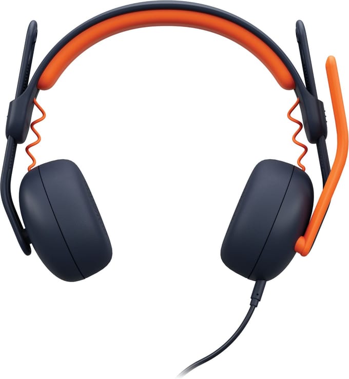 Logitech Zone Learn Wired On-Ear Headset for Learners 3.5mm AUX - headphones with mic - replacement