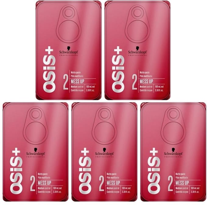 10x Schwarzkopf Osis Mess Up Paste 100ml