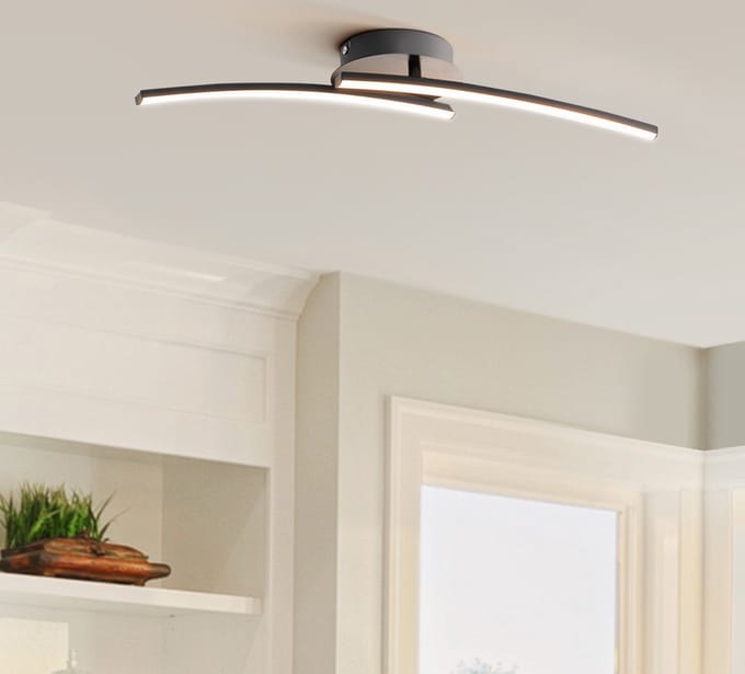 Design plafondlamp met geïntegreerde LEDs - Luxie