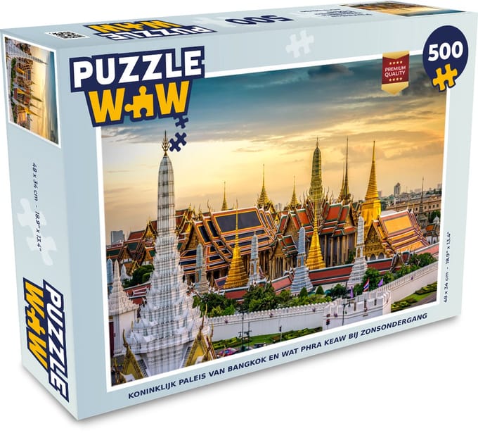 Puzzel Bangkok - Zon - Paleis - Legpuzzel - Puzzel 500 stukjes