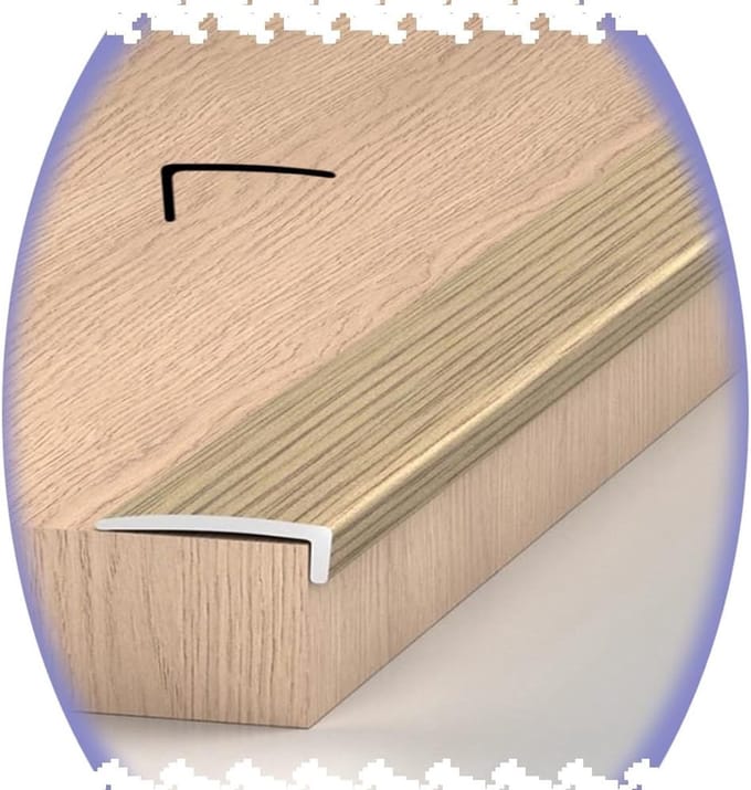 Trapbescherming Strip - Traprand Profiel - Veiligheid Verhoging - Houtnerf Structuur - Op Maat Snijdbaar - Niet Gespecificeerd
