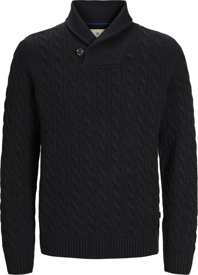 JACK&JONES - JPRBLUCRASH KNIT SHAWL NECK - Heren - Gebreide truien