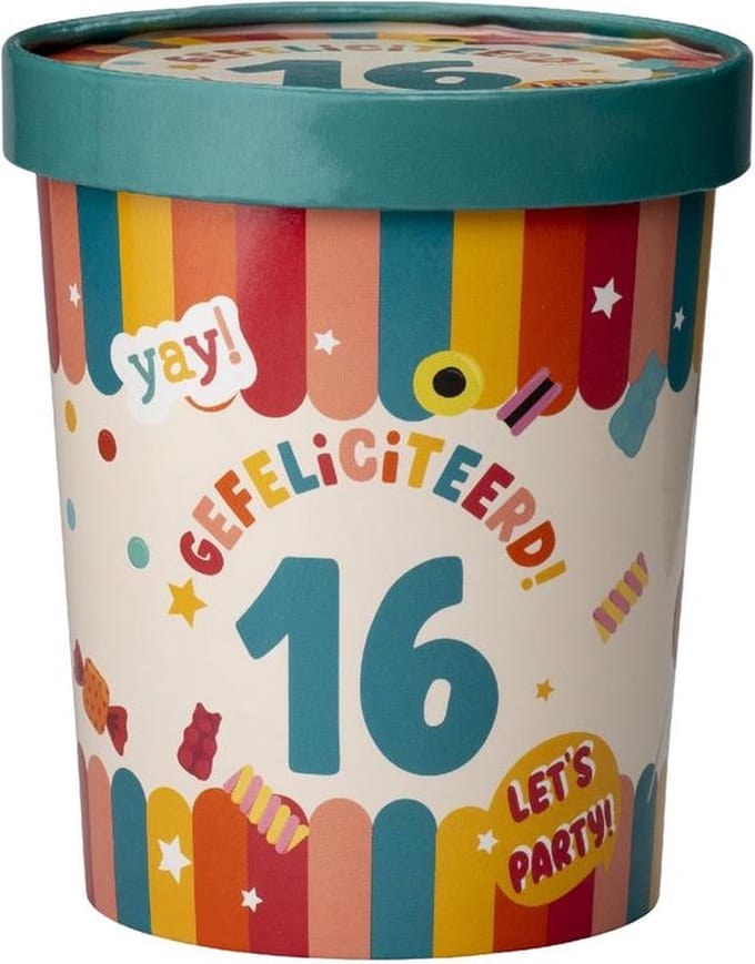 Candy bucket - 16 jaar