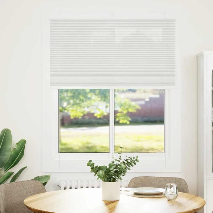 vidaXL - Plissé - rolgordijn - 105x100 - cm - stofbreedte - 104,4 - cm - polyester