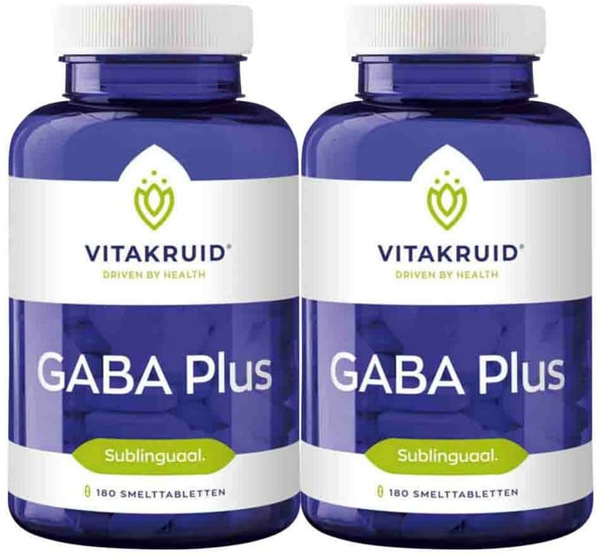 Vitakruid - GABA Plus - 2 x 180 tabletten - Voordeelverpakking