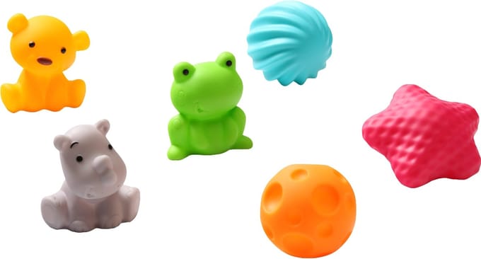 Baby Ono 6 stuks Sensory Balls Speelgoed
