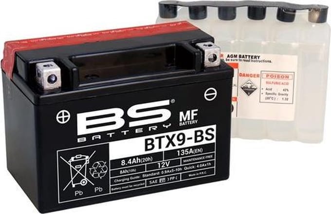 Bs Battery Btx9-Bs / Ytx9-Bs Accu